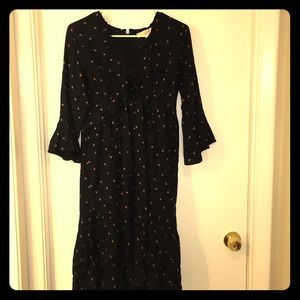 NWT LOFT Rosebud Flounce Dress